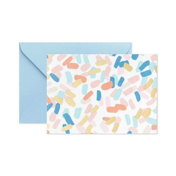 Hallmark : Colorful Confetti Blank Note Cards, Box of 10 -