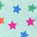 Hallmark : Colorful Stars on Mint Cocktail Napkins, Set of 16 - Hallmark : Colorful Stars on Mint Cocktail Napkins, Set of 16