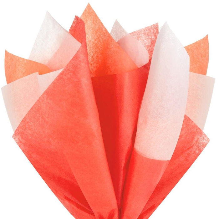 Hallmark : Dark Orange/Coral/Light Pink 3-Pack Tissue Paper, 12
