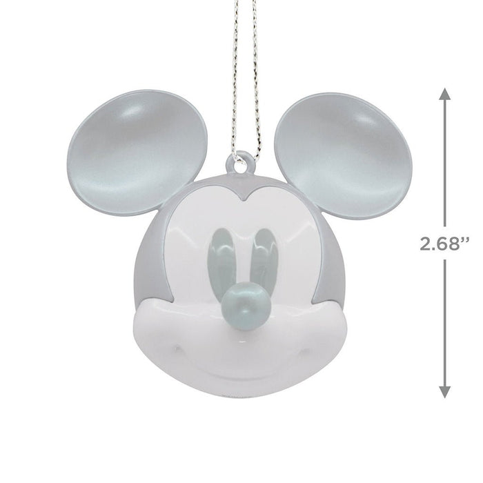 Hallmark : Disney 100 Years of Wonder Mickey Mouse Iridescent Light Blue Hallmark Ornament - Hallmark : Disney 100 Years of Wonder Mickey Mouse Iridescent Light Blue Hallmark Ornament