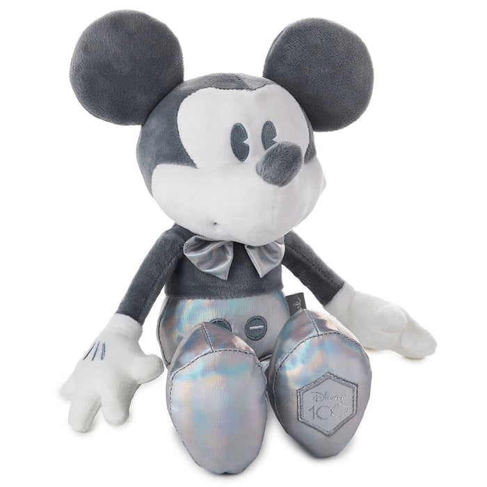 White & Gray Mickey & Minnie Mouse 4-Piece Ceramic Coaster Set