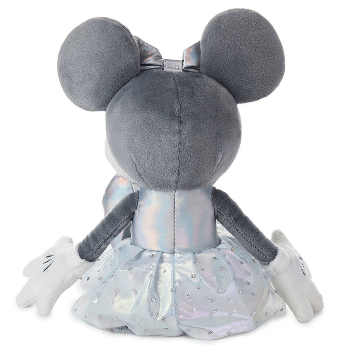 Ty Disney Minnie Mouse Mickey Sparkle Plush Stuffed Animal Purple dots dress
