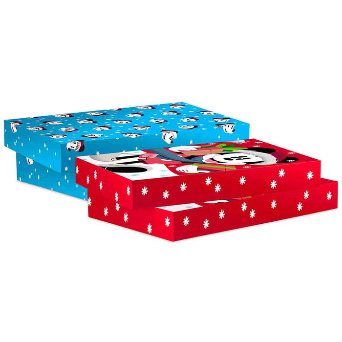 Disney - Mickey & Minnie - Gift Box 'Red' : 2 Stackable Espresso