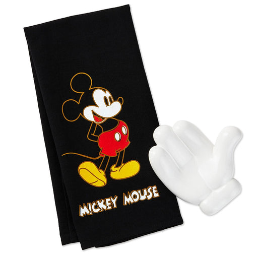 Hallmark : Disney Mickey Mouse Tea Towel With Spoon Rest - Hallmark : Disney Mickey Mouse Tea Towel With Spoon Rest