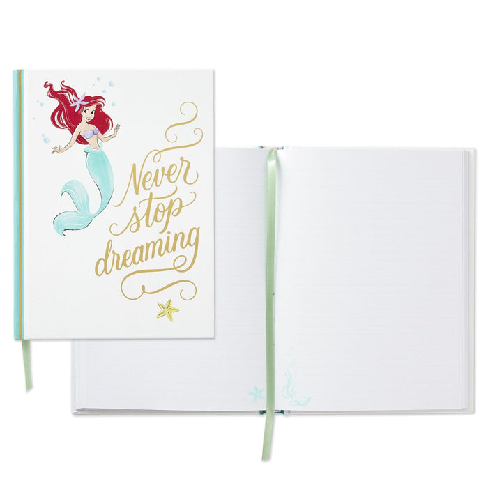 Hallmark : Disney Princess Never Stop Dreaming Hardback Notebook -
