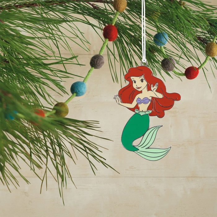 Hallmark : Disney The Little Mermaid Ariel Moving Metal Hallmark Ornament - Hallmark : Disney The Little Mermaid Ariel Moving Metal Hallmark Ornament