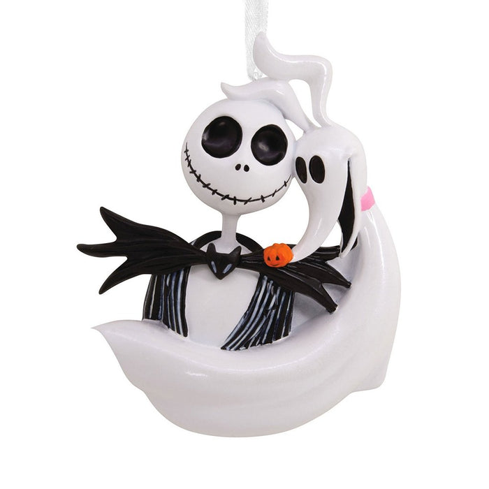 Hallmark : Disney Tim Burton's The Nightmare Before Christmas Jack Skellington and Zero Hallmark Ornament - Hallmark : Disney Tim Burton's The Nightmare Before Christmas Jack Skellington and Zero Hallmark Ornament