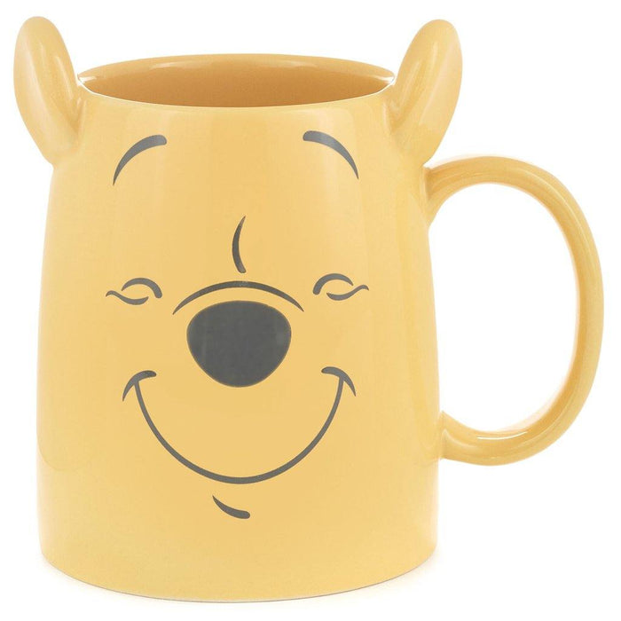 Hallmark : Disney Winnie the Pooh Dimensional Pooh Bear Mug, 17 oz. -