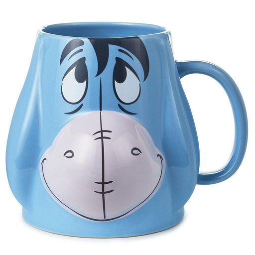 Hallmark : Disney Winnie the Pooh Eeyore Sculpted Mug, 19 oz. -
