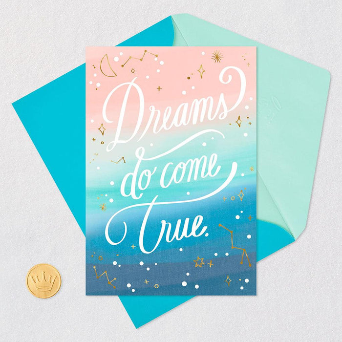 Hallmark : Dreams Do Come True Video Greeting Congratulations Card -