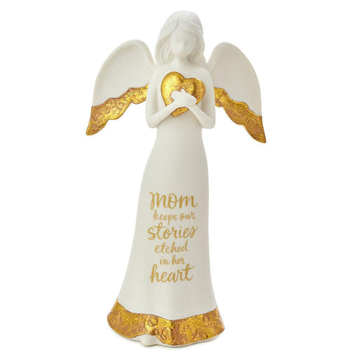 Hallmark : Etched in a Mom's Heart Angel Figurine, 8.75" -