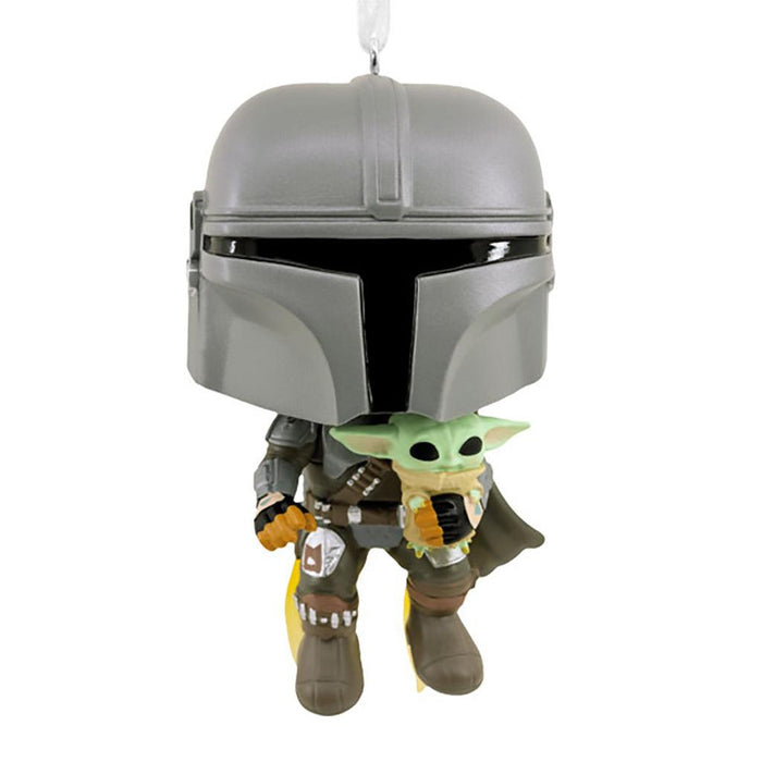 Hallmark : Funko POP! Star Wars™ The Mandalorian™ and Grogu™ Ornament - Hallmark : Funko POP! Star Wars™ The Mandalorian™ and Grogu™ Ornament - Annies Hallmark and Gretchens Hallmark, Sister Stores