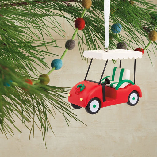 Hallmark : Golf Cart Hallmark Ornament - Hallmark : Golf Cart Hallmark Ornament