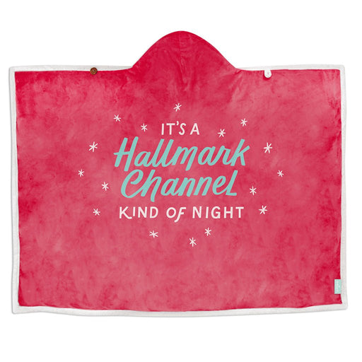 Hallmark : Hallmark Channel Kind of Night Hooded Blanket, 50x70 - Hallmark : Hallmark Channel Kind of Night Hooded Blanket, 50x70