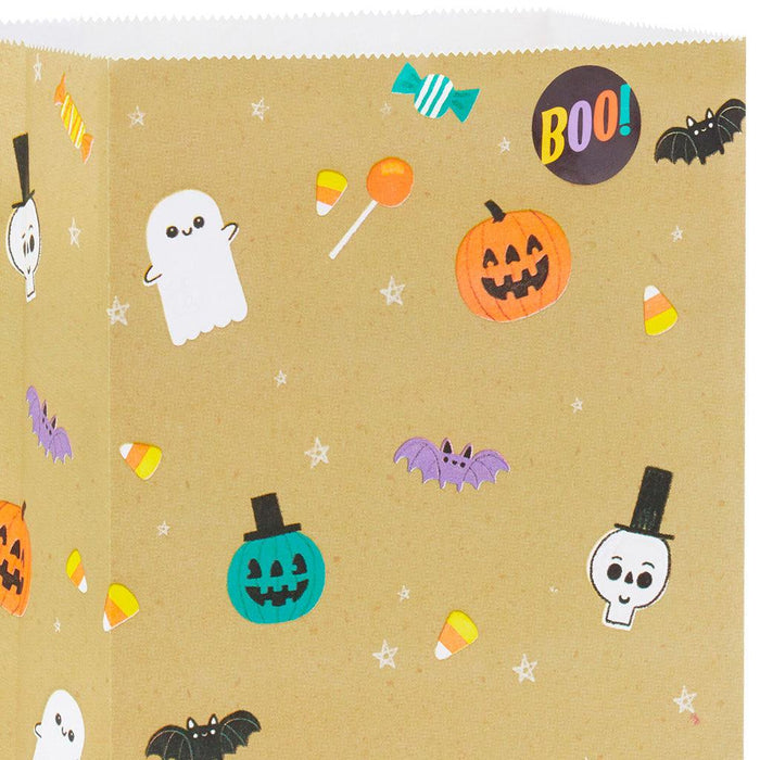Hallmark : Halloween 12-Pack Kraft Paper Goodie Bags With Stickers - Hallmark : Halloween 12-Pack Kraft Paper Goodie Bags With Stickers - Annies Hallmark and Gretchens Hallmark, Sister Stores