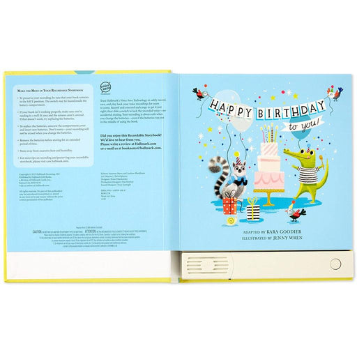 Hallmark : Happy Birthday to You! Recordable Storybook With Music -
