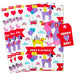 Hallmark : Hugs & Kisses Pets Flat Wrapping Paper With Gift Tags, 3 sheets - Hallmark : Hugs & Kisses Pets Flat Wrapping Paper With Gift Tags, 3 sheets