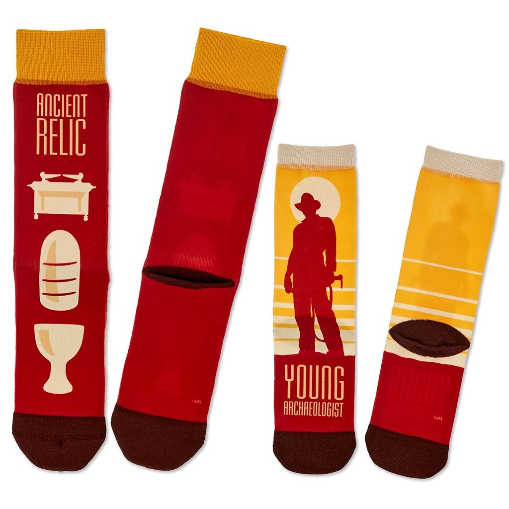 Hallmark : Indiana Jones™ Adult and Child Relic and Archeologist Socks,  Pack of 2 - Annies Hallmark and Gretchens Hallmark $24.99