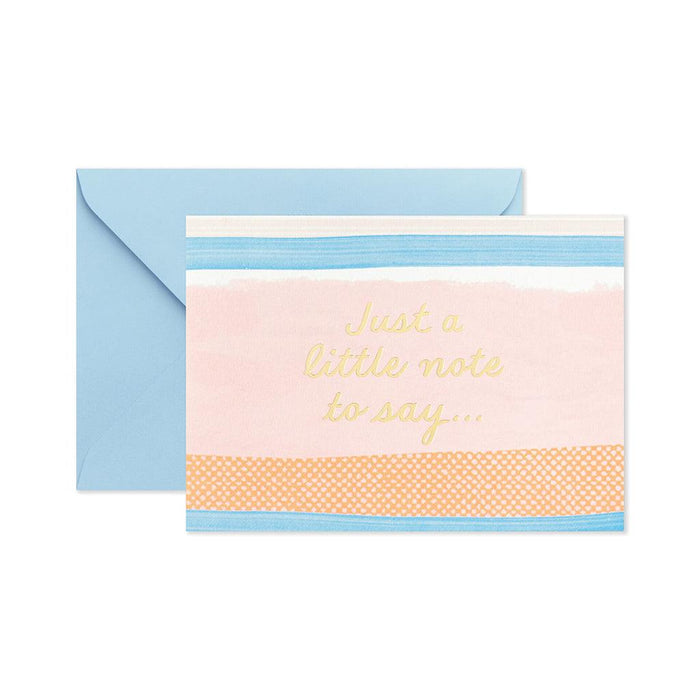 Hallmark : Just a Little Note Blank Note Cards, Box of 10 -