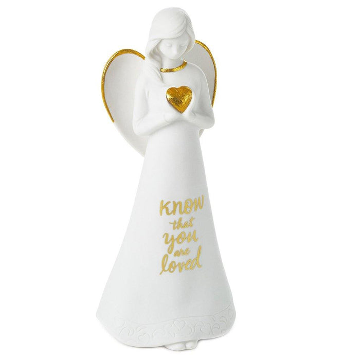 Hallmark : Know That You are Loved Angel Figurine, 8.25" -