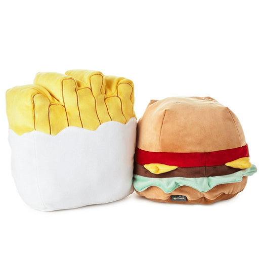 Hallmark : Large Better Together Burger and Fries Magnetic Plush, 10.25" -