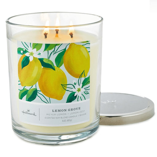 Hallmark : Lemon Grove 3-Wick Jar Candle, 16 oz. -