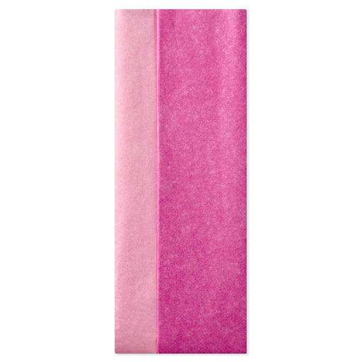 Hallmark : Light Pink and Dark Pink 2-Pack Tissue Paper, 8 Sheets -