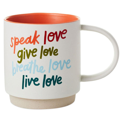 Hallmark : Live Love Mug, 16 oz. -