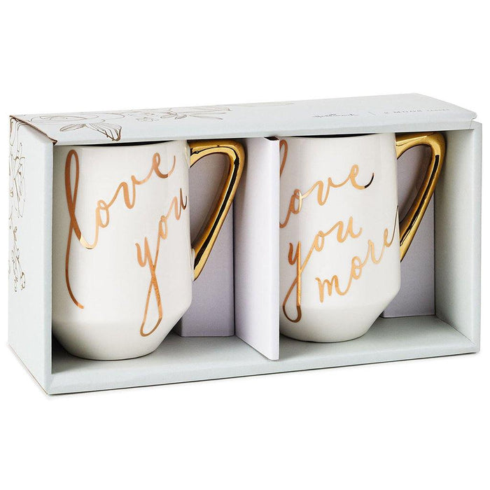 Hallmark : Sweet Stuff and Hot Stuff Stacking Mugs, Set of 2