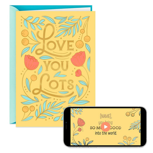 Hallmark : Love You Lots Video Greeting Thinking of You Card -