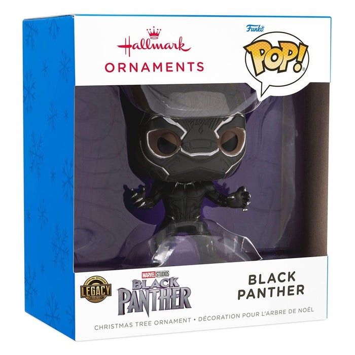 Hallmark : Marvel Black Panther Funko POP!® Hallmark Ornament - Hallmark : Marvel Black Panther Funko POP!® Hallmark Ornament