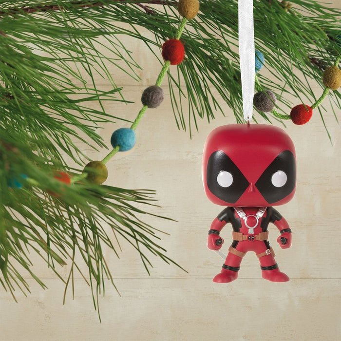 Hallmark : Marvel Deadpool Funko POP!® Hallmark Ornament - Hallmark : Marvel Deadpool Funko POP!® Hallmark Ornament