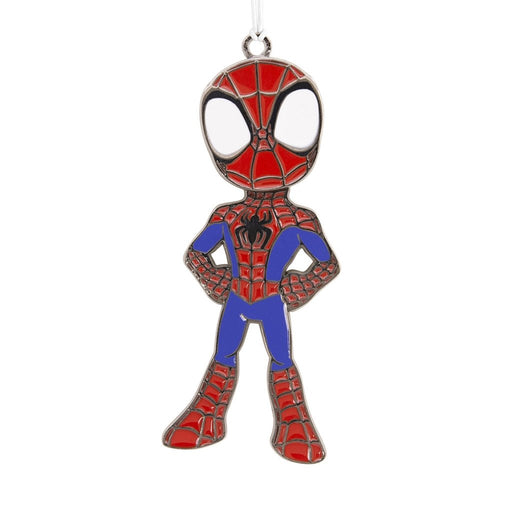 Hallmark : Marvel Spidey and his Amazing Friends Spidey Moving Metal Hallmark Ornament - Hallmark : Marvel Spidey and his Amazing Friends Spidey Moving Metal Hallmark Ornament