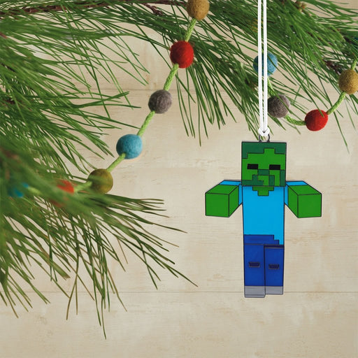 Hallmark : Mincraft Zombie Moving Metal Hallmark Ornament - Hallmark : Mincraft Zombie Moving Metal Hallmark Ornament