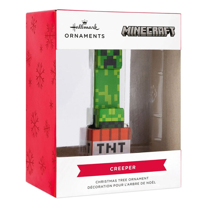 Hallmark : Minecraft Creeper on TNT Hallmark Ornament - Hallmark : Minecraft Creeper on TNT Hallmark Ornament