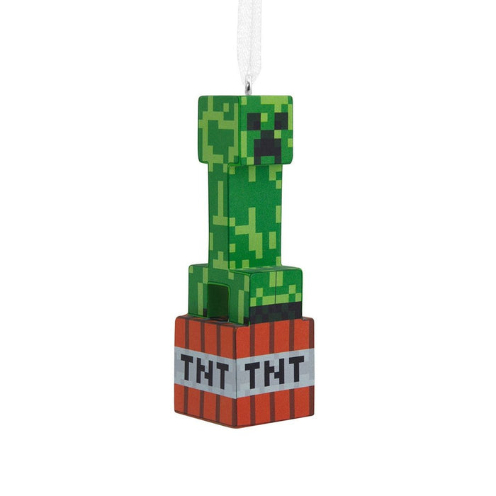 Hallmark : Minecraft Creeper on TNT Hallmark Ornament - Hallmark : Minecraft Creeper on TNT Hallmark Ornament