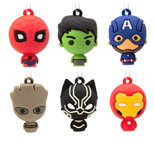 Hallmark : Mini Marvel Super Heroes Shatterproof Hallmark Ornaments, Set of 6 - Hallmark : Mini Marvel Super Heroes Shatterproof Hallmark Ornaments, Set of 6