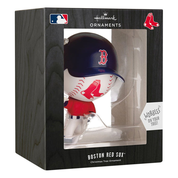 Hallmark : MLB Boston Red Sox™ Bouncing Buddy Hallmark Ornament - Hallmark : MLB Boston Red Sox™ Bouncing Buddy Hallmark Ornament