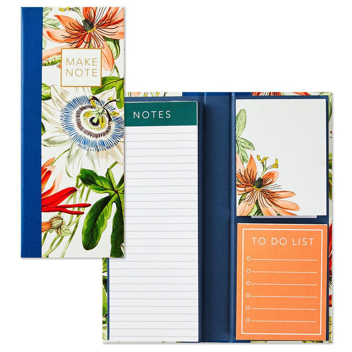 Hallmark : Modern Floral Folio and Memo Pad Set -