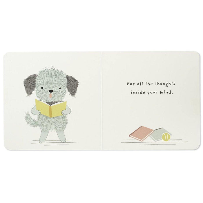 Hallmark : MopTops Shaggy Dog Stuffed Animal With You Make Me Proud Board Book -