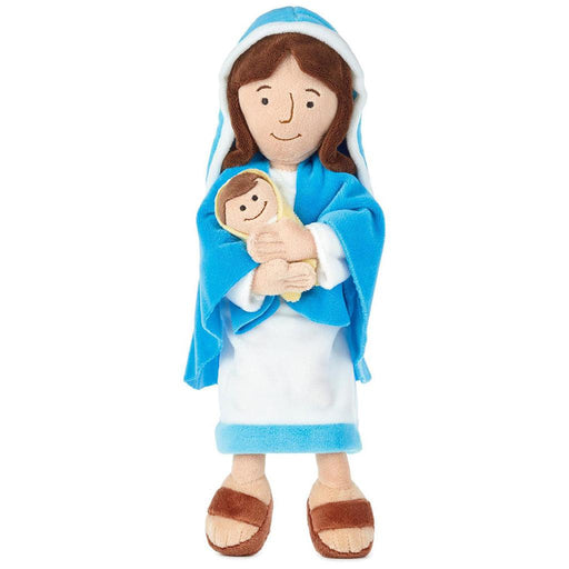 Hallmark : Mother Mary Holding Baby Jesus Stuffed Doll, 12.75" -