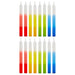 Hallmark : Multicolor Ombré Stripe Birthday Candles, Set of 16 - Hallmark : Multicolor Ombré Stripe Birthday Candles, Set of 16