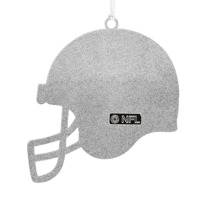 Hallmark : NFL New England Patriots Football Helmet Metal Hallmark Ornament - Hallmark : NFL New England Patriots Football Helmet Metal Hallmark Ornament