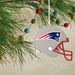 Hallmark : NFL New England Patriots Football Helmet Metal Hallmark Ornament - Hallmark : NFL New England Patriots Football Helmet Metal Hallmark Ornament