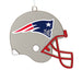 Hallmark : NFL New England Patriots Football Helmet Metal Hallmark Ornament - Hallmark : NFL New England Patriots Football Helmet Metal Hallmark Ornament