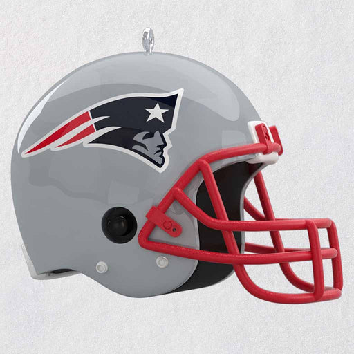 Hallmark : NFL New England Patriots Helmet Ornament With Sound (264) - Hallmark : NFL New England Patriots Helmet Ornament With Sound (264) - Annies Hallmark and Gretchens Hallmark, Sister Stores