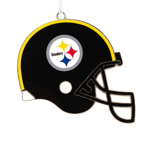 Hallmark : NFL Pittsburgh Steelers Football Helmet Metal Hallmark Ornament - Hallmark : NFL Pittsburgh Steelers Football Helmet Metal Hallmark Ornament