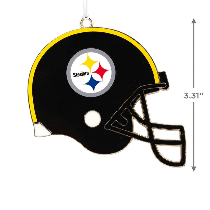 Hallmark : NFL Pittsburgh Steelers Football Helmet Metal Hallmark Ornament - Hallmark : NFL Pittsburgh Steelers Football Helmet Metal Hallmark Ornament