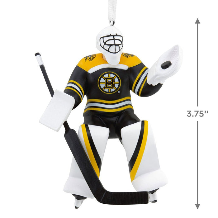 Hallmark : NHL Boston Bruins® Goalie Hallmark Ornament - Hallmark : NHL Boston Bruins® Goalie Hallmark Ornament