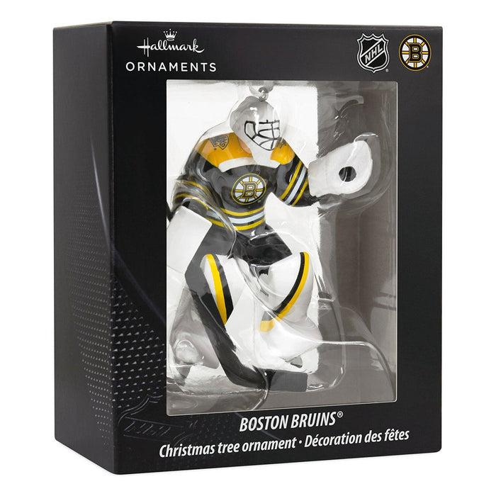 Hallmark : NHL Boston Bruins® Goalie Hallmark Ornament - Hallmark : NHL Boston Bruins® Goalie Hallmark Ornament